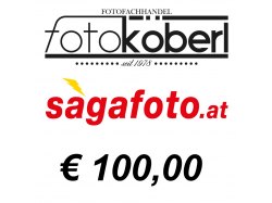 Gutschein Euro 100,00 Gutschein    (sagafoto Foto Studiotechnik und Studioausstattung)