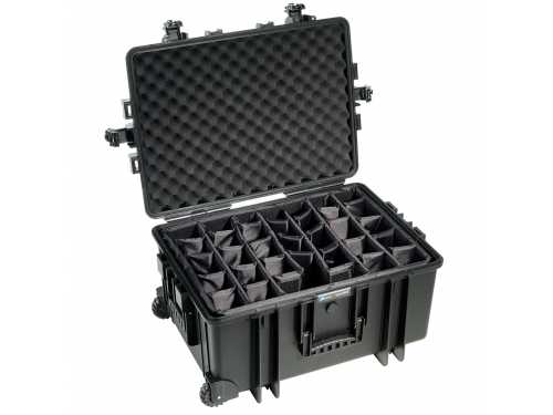 B&W Typ 6800-B B&W Outdoorcase Trolleys RPD (variable Facheinteilung)  (sagafoto Foto Studiotechnik und Studioausstattung)