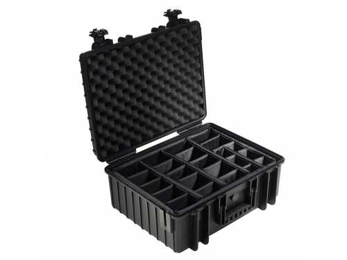 B&W Typ 6000-B B&W Outdoorcase Koffer RPD (variable Facheinteilung)  (sagafoto Foto Studiotechnik und Studioausstattung)