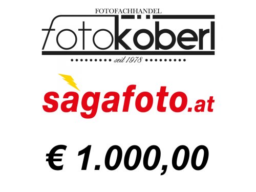 Gutschein Euro 1.000,00 Gutschein    (sagafoto Foto Studiotechnik und Studioausstattung)
