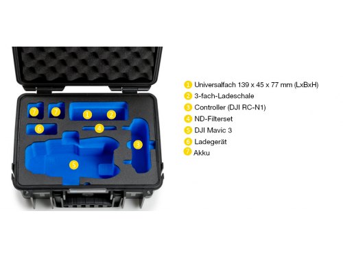 B&W Typ 3000 DJI Mavic 3 B&W Outdoorcase Koffer Dji Mavic  (sagafoto Foto Studiotechnik und Studioausstattung)