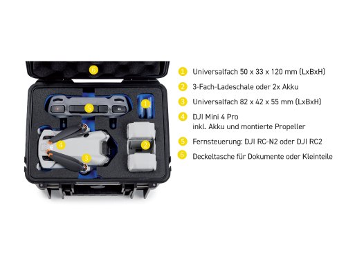 Typ 2000 DJI Mini4 Pro B&W BW Outdoorcase Koffer Dji Mavic  (sagafoto Foto Studiotechnik und Studioausstattung)