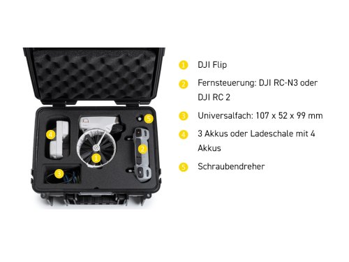 Typ 3000 DJI Flip B&W BW Outdoorcase Koffer Dji Mavic  (sagafoto Foto Studiotechnik und Studioausstattung)